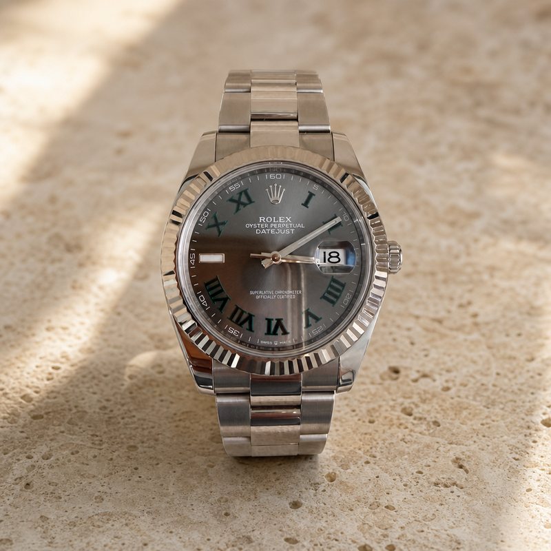 Rolex Datejust, stainless steel: Stone